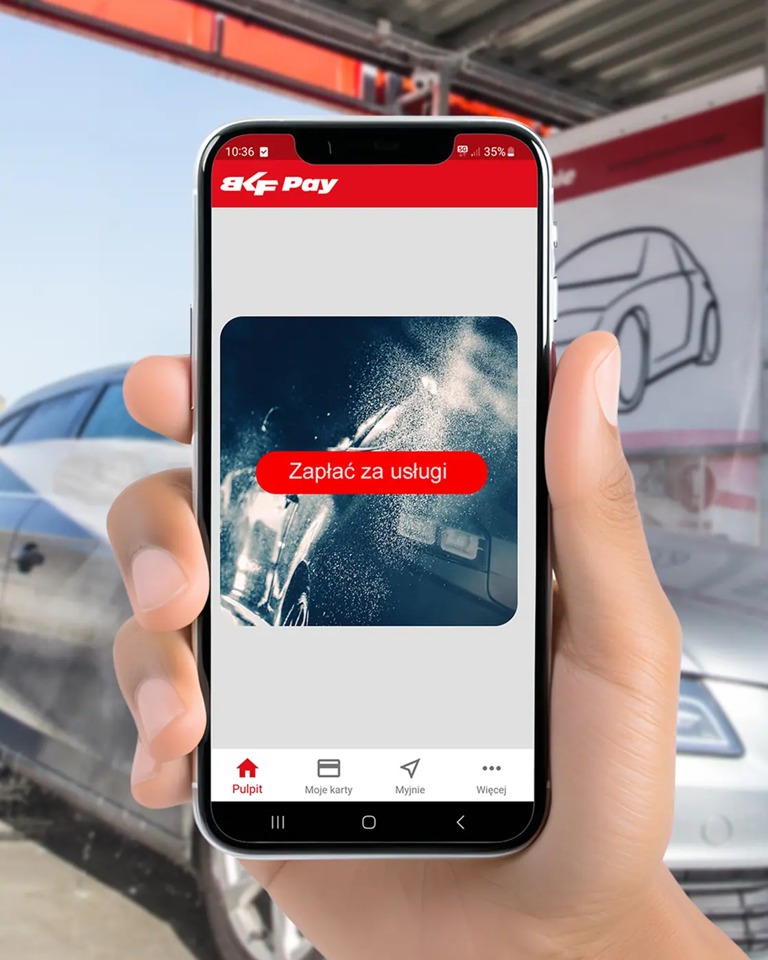 App BKF Pay für Waschanlagen